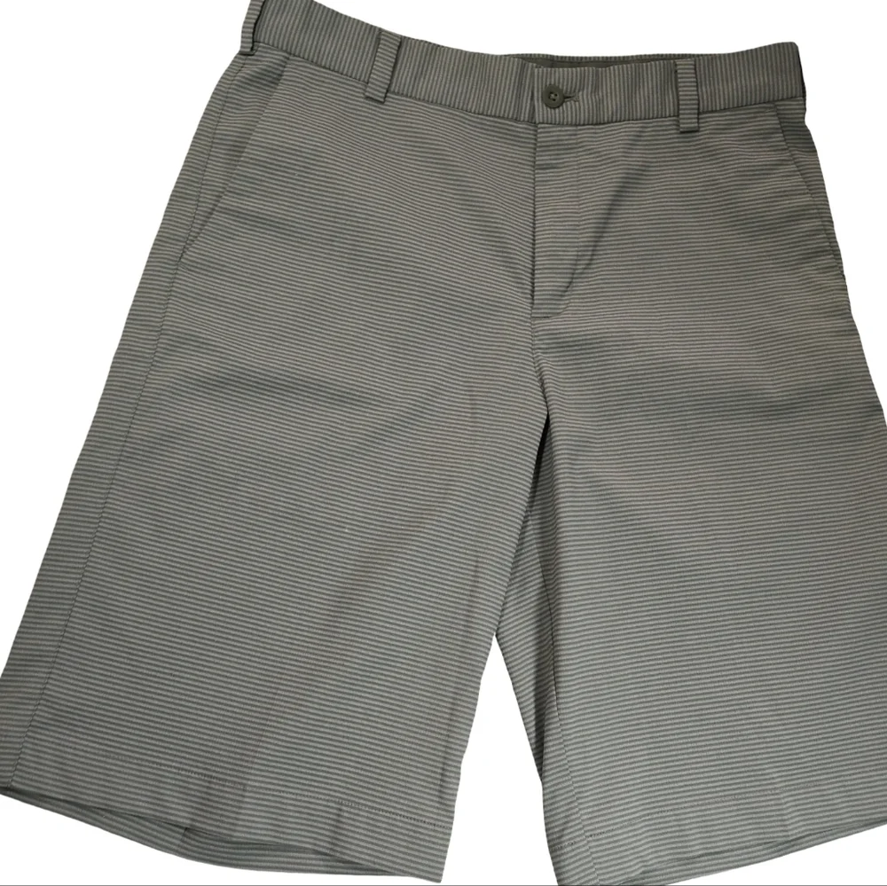 Nike Men's Flat Front Resortwear Athleisure Golf Preformance Striped Shorts